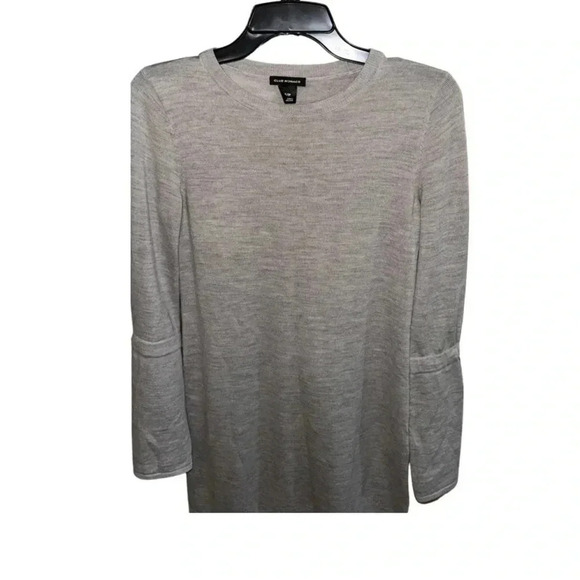 Club Monaco Gray Long Sleeve Sweater Dress Size XS - Picture 2 of 6